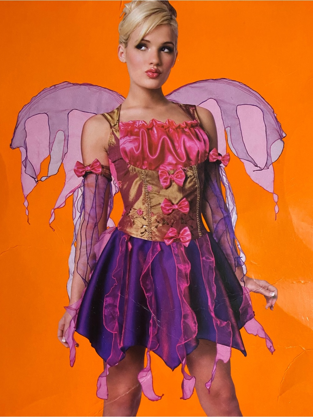 Women's Purple and Pink Fairy Halloween Costume